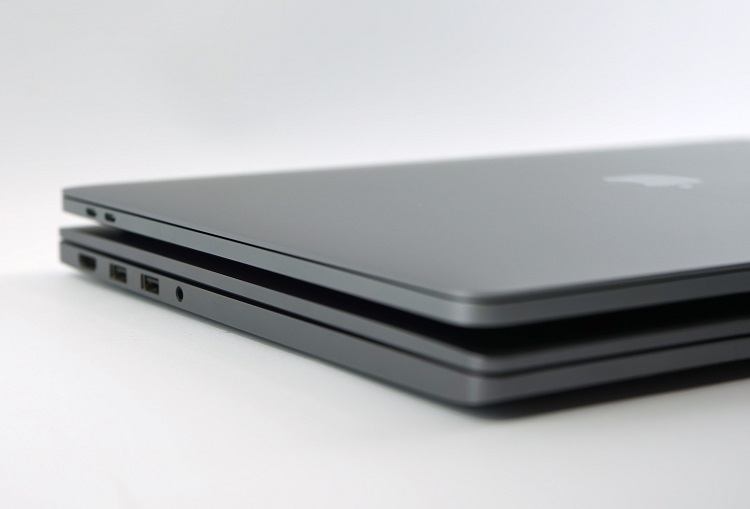 so sánh xiaomi notebook pro với Macbook pro